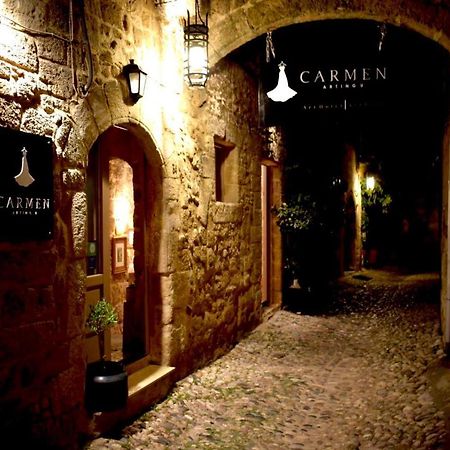 Carmen Art Hotel Rhodes City Dış mekan fotoğraf