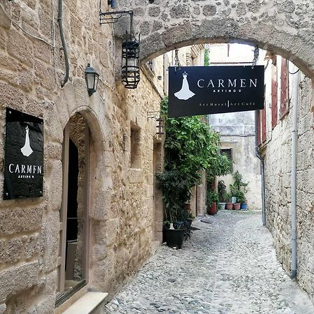 Carmen Art Hotel Rhodes City Dış mekan fotoğraf