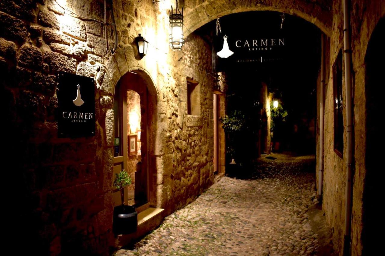Carmen Art Hotel Rhodes City Dış mekan fotoğraf