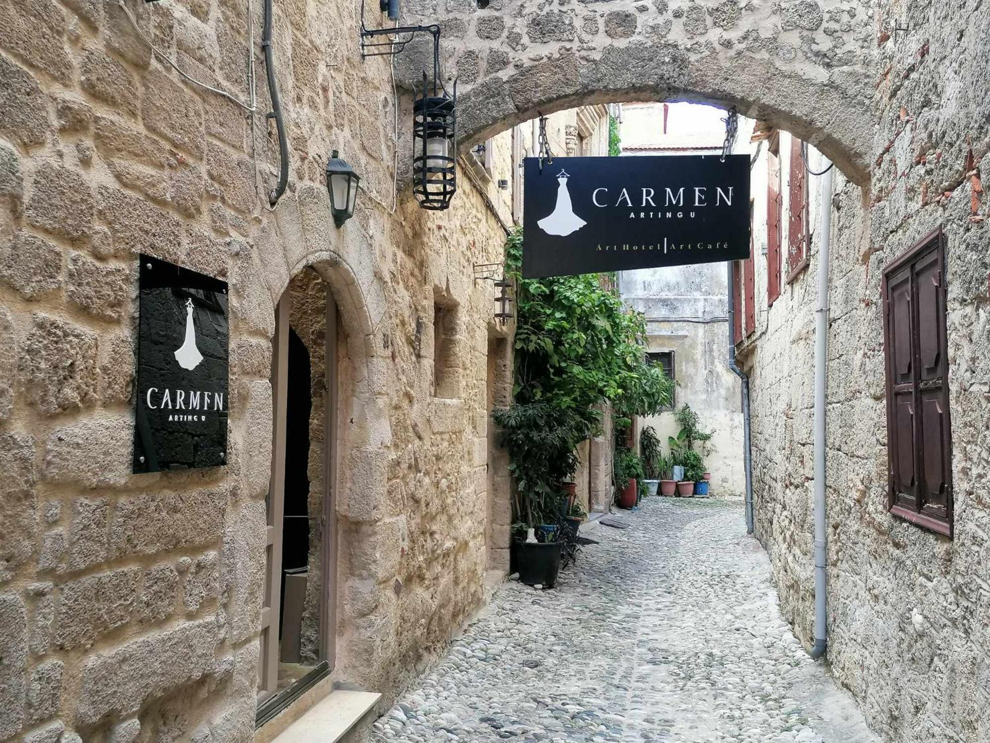 Carmen Art Hotel Rhodes City Dış mekan fotoğraf